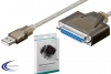 USB-Druckerkabel Adapter  D-SUB 25 an den USB-Port 