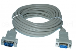 1,8m RS232 Verlängerung (Buchse/Stecker) serielles Kabel 