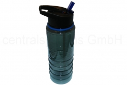 Trinkflasche mit Einhand-Verschluss 700ml blau 