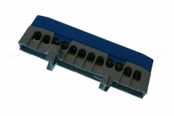 Neutralleiter-Klemme für Normschiene 16 mm² 12 polig 