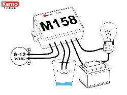 Kemo M158 Wassermelder 9 - 12 V/DC 