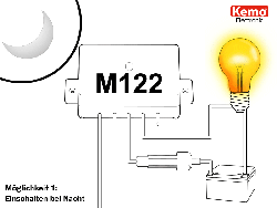 Kemo M122 Dämmerungsschalter 12 V/DC 