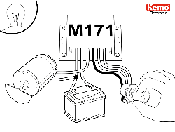 Kemo M171 PWM Leistungsregler 9 - 28 V/DC, max. 10 A 
